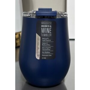 BRUMATE UNCORK'D XL 14oz WINE TUMBLER, MATTE NAVY